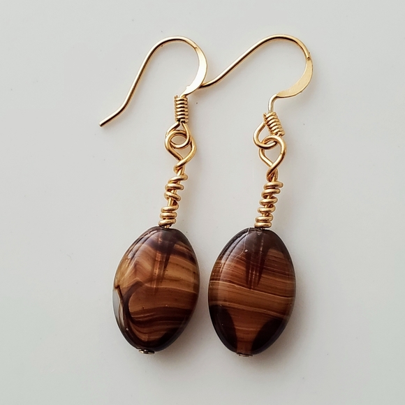 Jewelry - Oval Dangle Earrings